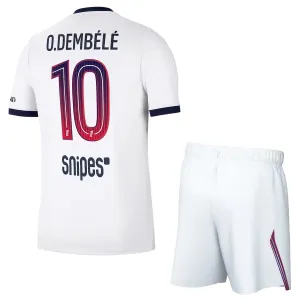 Paris Saint-Germain Ousmane Dembélé 10 Djeca Nogometni Dresovi 2026/27 Gostujući (+ Kratke Hlače) Paris Saint-Germain Ousmane Dembélé 10 Djeca Nogometni Dresovi 2026/27 Gostujući (+ Kratke Hlače)