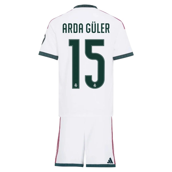 Real Madrid Arda Guler 15 Djeca Nogometni Dresovi 2026/27 Domaći (+ Kratke Hlače) Real Madrid Arda Guler 15 Djeca Nogometni Dresovi 2026/27 Domaći (+ Kratke Hlače)