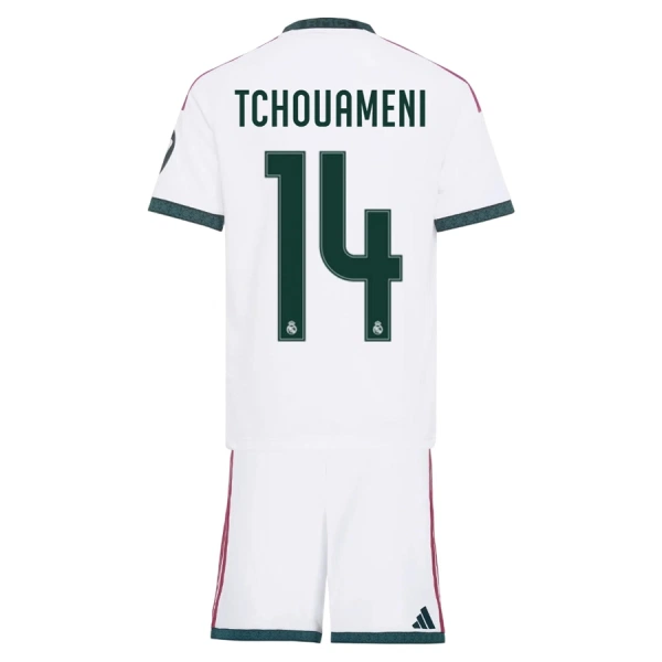 Real Madrid Aurélien Tchouaméni 14 Djeca Nogometni Dresovi 2026/27 Domaći (+ Kratke Hlače) Real Madrid Aurélien Tchouaméni 14 Djeca Nogometni Dresovi 2026/27 Domaći (+ Kratke Hlače)