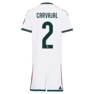 Real Madrid Daniel Carvajal 2 Djeca Nogometni Dresovi 2026/27 Domaći (+ Kratke Hlače) Real Madrid Daniel Carvajal 2 Djeca Nogometni Dresovi 2026/27 Domaći (+ Kratke Hlače)