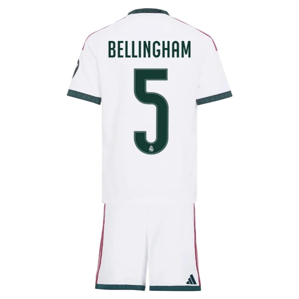 Real Madrid Jude Bellingham 5 Djeca Nogometni Dresovi 2026/27 Domaći (+ Kratke Hlače) Real Madrid Jude Bellingham 5 Djeca Nogometni Dresovi 2026/27 Domaći (+ Kratke Hlače)