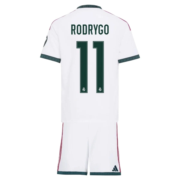 Real Madrid Rodrygo 11 Djeca Nogometni Dresovi 2026/27 Domaći (+ Kratke Hlače) Real Madrid Rodrygo 11 Djeca Nogometni Dresovi 2026/27 Domaći (+ Kratke Hlače)