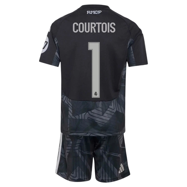 Real Madrid Thibaut Courtois 1 Djeca Golmanski Nogometni Dresovi 2026/27 Domaći (+ Kratke Hlače) Real Madrid Thibaut Courtois 1 Djeca Golmanski Nogometni Dresovi 2026/27 Domaći (+ Kratke Hlače)