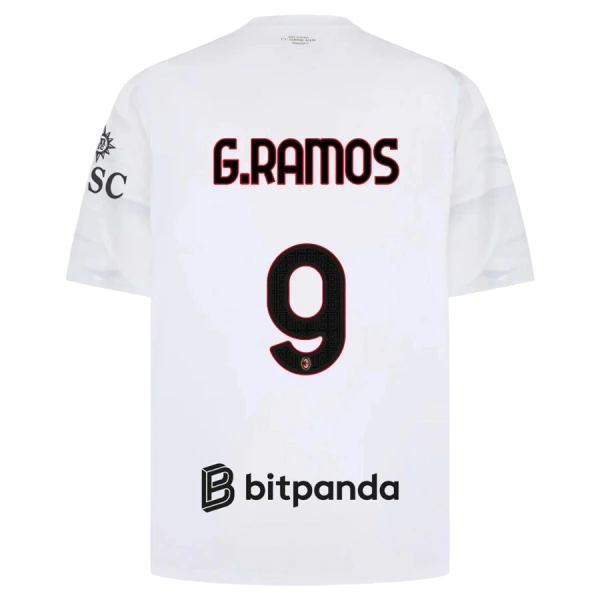 AC Milan G. Ramos 9 Nogometni Dresovi 2026/27 Gostujući AC Milan G. Ramos 9 Nogometni Dresovi 2026/27 Gostujući