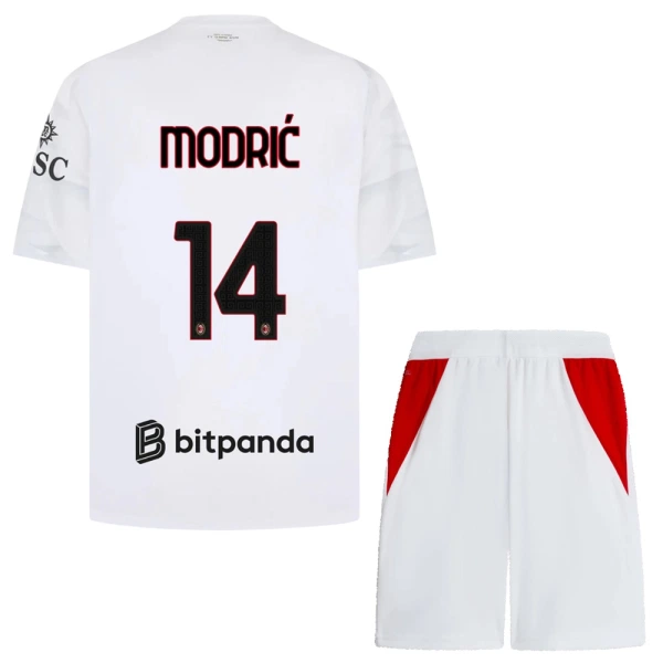 AC Milan Luka Modrić 14 Djeca Nogometni Dresovi 2026/27 Gostujući (+ Kratke Hlače) AC Milan Luka Modrić 14 Djeca Nogometni Dresovi 2026/27 Gostujući (+ Kratke Hlače)