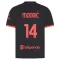 AC Milan Luka Modrić 14 Nogometni Dresovi 2026/27 Treći