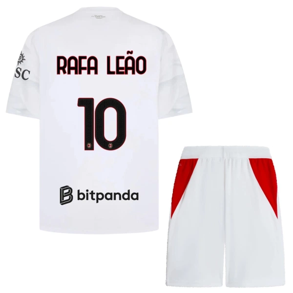 AC Milan Rafael Leão 10 Djeca Nogometni Dresovi 2026/27 Gostujući (+ Kratke Hlače) AC Milan Rafael Leão 10 Djeca Nogometni Dresovi 2026/27 Gostujući (+ Kratke Hlače)