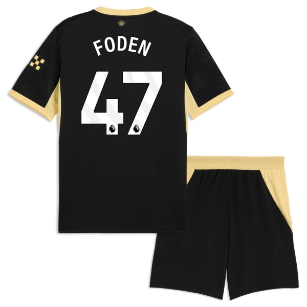 Manchester City Phil Foden 47 Djeca Nogometni Dresovi 2026/27 Gostujući (+ Kratke Hlače) Manchester City Phil Foden 47 Djeca Nogometni Dresovi 2026/27 Gostujući (+ Kratke Hlače)