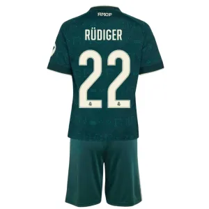 Real Madrid Antonio Rüdiger 22 Djeca Nogometni Dresovi 2026/27 Gostujući (+ Kratke Hlače) Real Madrid Antonio Rüdiger 22 Djeca Nogometni Dresovi 2026/27 Gostujući (+ Kratke Hlače)
