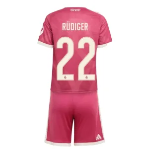 Real Madrid Antonio Rüdiger 22 Djeca Nogometni Dresovi 2026/27 Treći (+ Kratke Hlače) Real Madrid Antonio Rüdiger 22 Djeca Nogometni Dresovi 2026/27 Treći (+ Kratke Hlače)