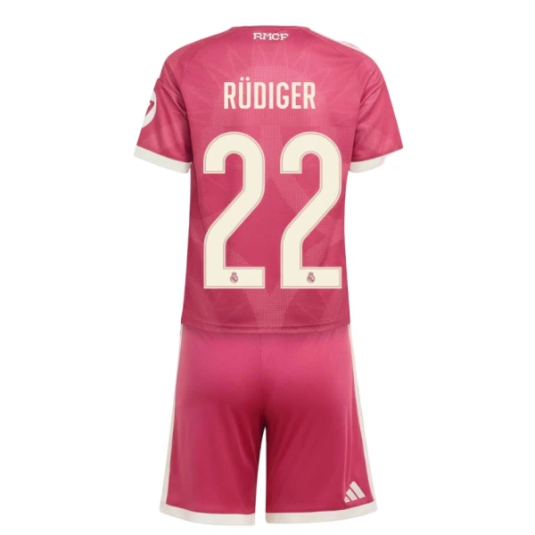 Real Madrid Antonio Rüdiger 22 Djeca Nogometni Dresovi 2026/27 Treći (+ Kratke Hlače) Real Madrid Antonio Rüdiger 22 Djeca Nogometni Dresovi 2026/27 Treći (+ Kratke Hlače)