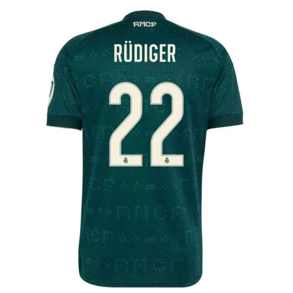 Real Madrid Antonio Rüdiger 22 Nogometni Dresovi 2026/27 Gostujući Real Madrid Antonio Rüdiger 22 Nogometni Dresovi 2026/27 Gostujući