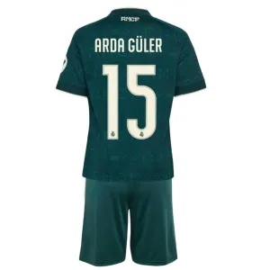Real Madrid Arda Guler 15 Djeca Nogometni Dresovi 2026/27 Gostujući (+ Kratke Hlače)