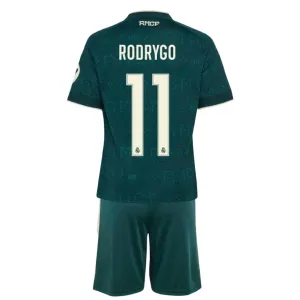 Real Madrid Rodrygo 11 Djeca Nogometni Dresovi 2026/27 Gostujući (+ Kratke Hlače) Real Madrid Rodrygo 11 Djeca Nogometni Dresovi 2026/27 Gostujući (+ Kratke Hlače)