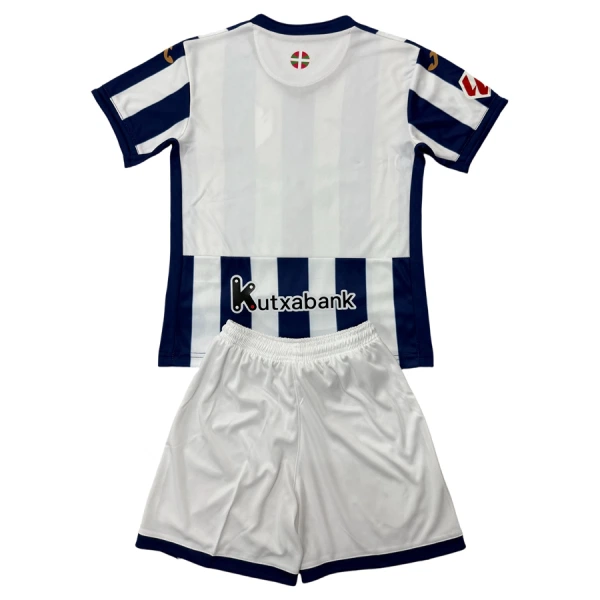 Real Sociedad Djeca Nogometni Dresovi 2026/27 Domaći (+ Kratke Hlače)
