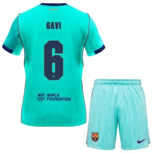 FC Barcelona Gavi 6 Djeca Nogometni Dresovi 2026/27 Treći (+ Kratke Hlače)