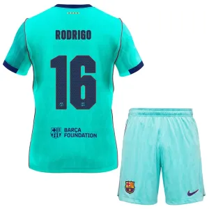 FC Barcelona Rodrigo 16 Djeca Nogometni Dresovi 2026/27 Treći (+ Kratke Hlače)