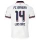 FC Bayern München Luis Díaz 14 Djeca Nogometni Dresovi 2026/27 Gostujući (+ Kratke Hlače)