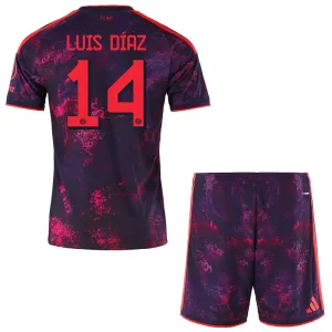 FC Bayern München Luis Díaz 14 Djeca Nogometni Dresovi 2026/27 Treći (+ Kratke Hlače) FC Bayern München Luis Díaz 14 Djeca Nogometni Dresovi 2026/27 Treći (+ Kratke Hlače)