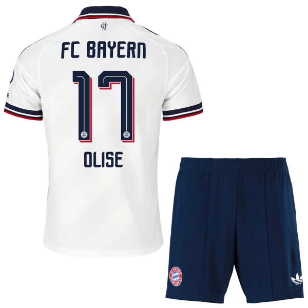 FC Bayern München Michael Olise 17 Djeca Nogometni Dresovi 2026/27 Gostujući (+ Kratke Hlače) FC Bayern München Michael Olise 17 Djeca Nogometni Dresovi 2026/27 Gostujući (+ Kratke Hlače)