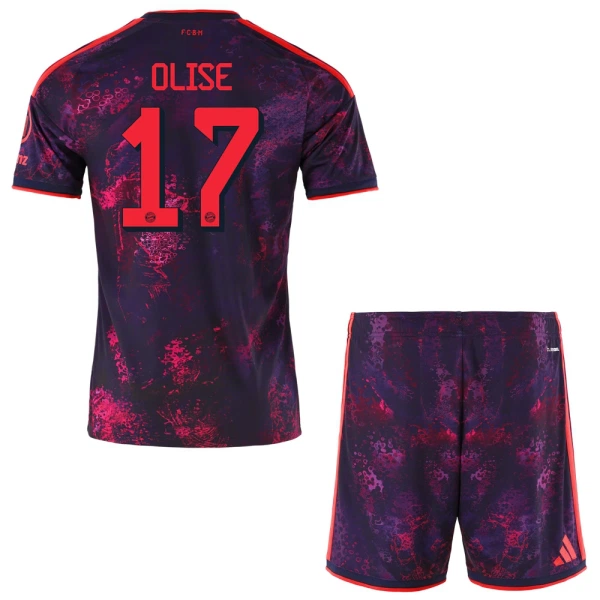 FC Bayern München Michael Olise 17 Djeca Nogometni Dresovi 2026/27 Treći (+ Kratke Hlače) FC Bayern München Michael Olise 17 Djeca Nogometni Dresovi 2026/27 Treći (+ Kratke Hlače)