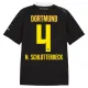 Borussia Dortmund Nico Schlotterbeck 4 Nogometni Dresovi 2026/27 Gostujući Borussia Dortmund Nico Schlotterbeck 4 Nogometni Dresovi 2026/27 Gostujući