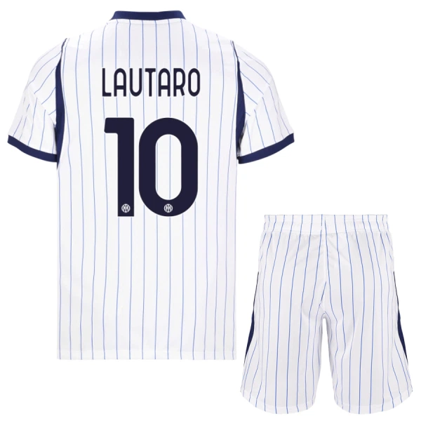 Inter Milan Lautaro Martínez 10 Djeca Nogometni Dresovi 2026/27 Gostujući (+ Kratke Hlače) Inter Milan Lautaro Martínez 10 Djeca Nogometni Dresovi 2026/27 Gostujući (+ Kratke Hlače)