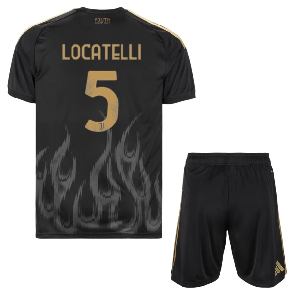 Juventus Locatelli 5 Djeca Nogometni Dresovi 2026/27 Treći (+ Kratke Hlače) Juventus Locatelli 5 Djeca Nogometni Dresovi 2026/27 Treći (+ Kratke Hlače)