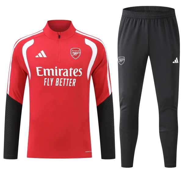 Arsenal Duks komplet za trening Četvrtina Zip 2026/27 Crvena