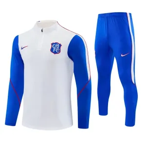 Chelsea Duks komplet za trening Četvrtina Zip 2026/27 Bijela