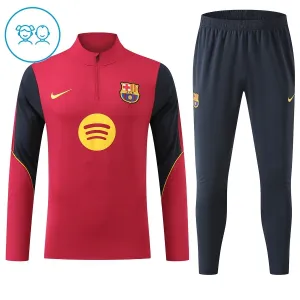 FC Barcelona Djeca Duks komplet za trening Četvrtina Zip 2026/27 Crvena FC Barcelona Djeca Duks komplet za trening Četvrtina Zip 2026/27 Crvena