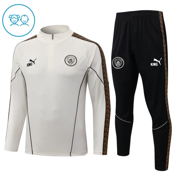 Manchester City Djeca Duks komplet za trening Četvrtina Zip 2026/27 Siva Manchester City Djeca Duks komplet za trening Četvrtina Zip 2026/27 Siva