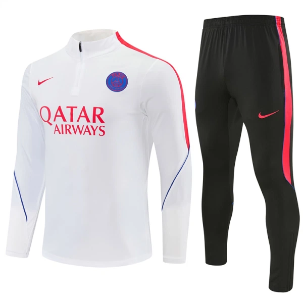 Paris Saint-Germain Duks komplet za trening Četvrtina Zip 2026/27 Bijela Paris Saint-Germain Duks komplet za trening Četvrtina Zip 2026/27 Bijela
