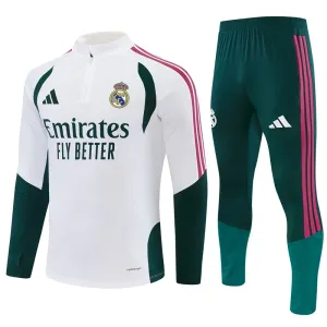 Real Madrid Duks komplet za trening Četvrtina Zip 2026/27 Bijela Real Madrid Duks komplet za trening Četvrtina Zip 2026/27 Bijela