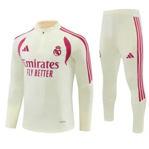 Real Madrid Duks komplet za trening Četvrtina Zip 2026/27 Bijela Real Madrid Duks komplet za trening Četvrtina Zip 2026/27 Bijela