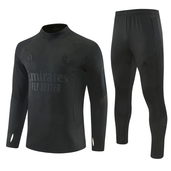 Real Madrid Duks komplet za trening Četvrtina Zip 2026/27 Crna Real Madrid Duks komplet za trening Četvrtina Zip 2026/27 Crna