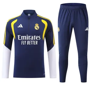 Real Madrid Duks komplet za trening Četvrtina Zip 2026/27 Plava Real Madrid Duks komplet za trening Četvrtina Zip 2026/27 Plava