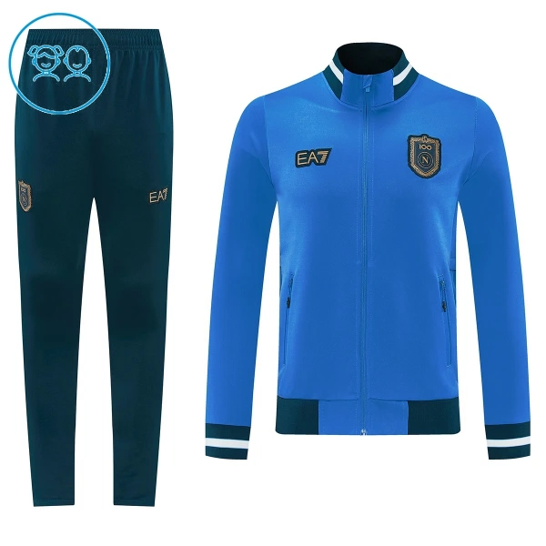 SSC Napoli Djeca Trenirka jakna odijelo 2026/27 Plava SSC Napoli Djeca Trenirka jakna odijelo 2026/27 Plava