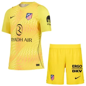 Atlético Madrid Djeca Golmanski Nogometni Dresovi 2026/27 Žuta (+ Kratke Hlače) Atlético Madrid Djeca Golmanski Nogometni Dresovi 2026/27 Žuta (+ Kratke Hlače)