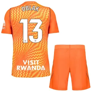 Atlético Madrid Jan Oblak 13 Djeca Golmanski Nogometni Dresovi 2026/27 Narančasta (+ Kratke Hlače) Atlético Madrid Jan Oblak 13 Djeca Golmanski Nogometni Dresovi 2026/27 Narančasta (+ Kratke Hlače)