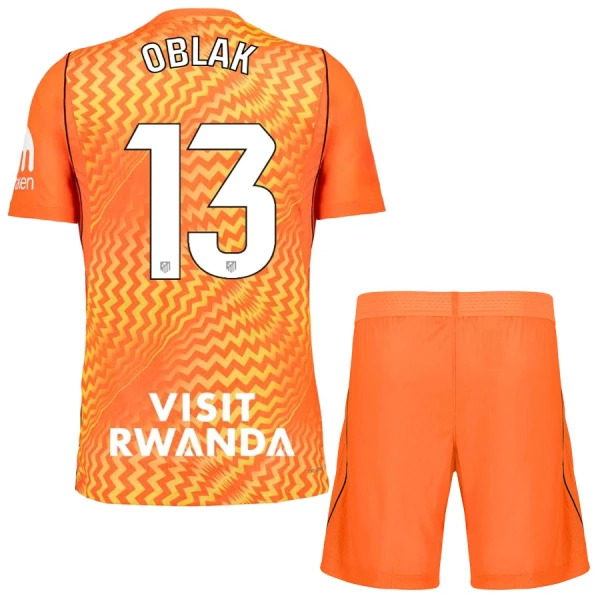 Atlético Madrid Jan Oblak 13 Djeca Golmanski Nogometni Dresovi 2026/27 Narančasta (+ Kratke Hlače) Atlético Madrid Jan Oblak 13 Djeca Golmanski Nogometni Dresovi 2026/27 Narančasta (+ Kratke Hlače)