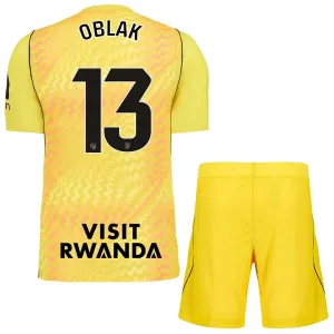 Atlético Madrid Jan Oblak 13 Djeca Golmanski Nogometni Dresovi 2026/27 Žuta (+ Kratke Hlače) Atlético Madrid Jan Oblak 13 Djeca Golmanski Nogometni Dresovi 2026/27 Žuta (+ Kratke Hlače)