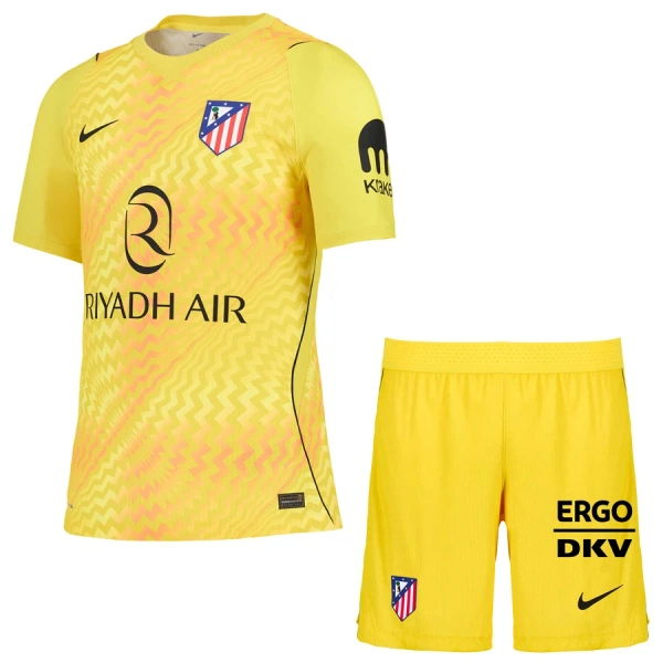 Atlético Madrid Jan Oblak 13 Djeca Golmanski Nogometni Dresovi 2026/27 Žuta (+ Kratke Hlače)