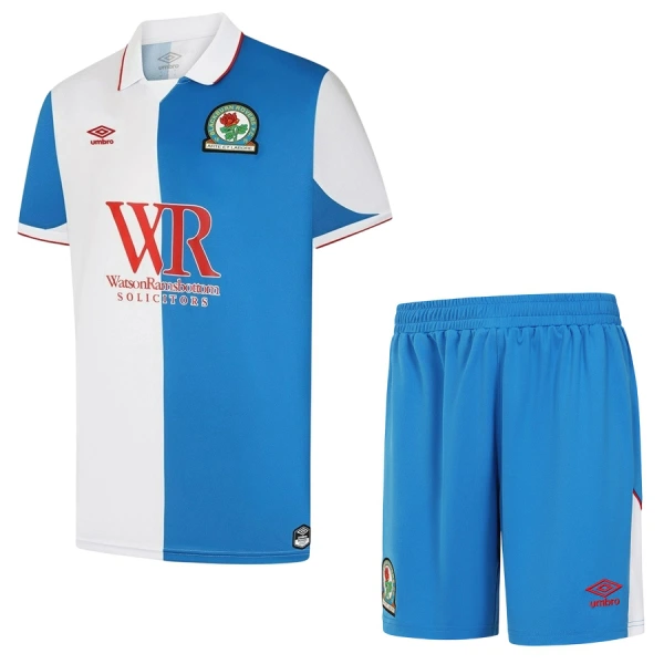 Blackburn Rovers Djeca Nogometni Dresovi 2026/27 Domaći (+ Kratke Hlače)