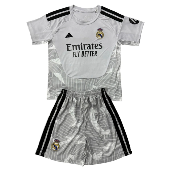Real Madrid Djeca Golmanski Nogometni Dresovi 2026/27 Siva (+ Kratke Hlače) Real Madrid Djeca Golmanski Nogometni Dresovi 2026/27 Siva (+ Kratke Hlače)