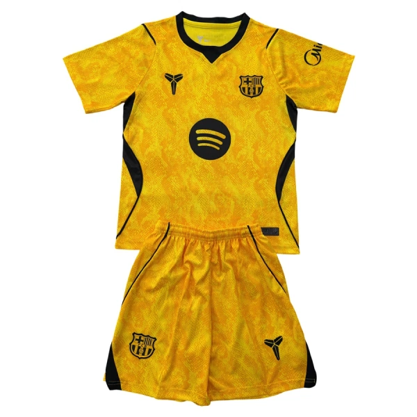 FC Barcelona Djeca Golmanski Nogometni Dresovi 2026/27 Gostujući Žuta (+ Kratke Hlače)