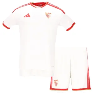 Sevilla FC Djeca Nogometni Dresovi 2026/27 Domaći (+ Kratke Hlače)