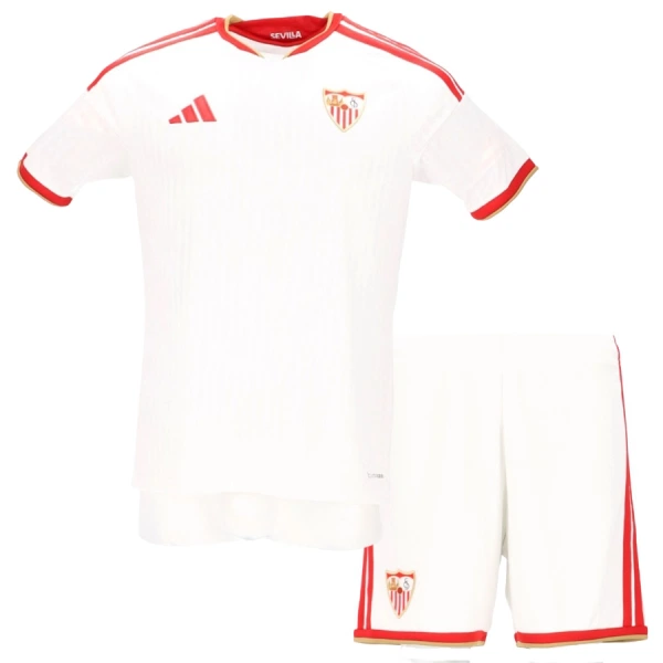 Sevilla FC Djeca Nogometni Dresovi 2026/27 Domaći (+ Kratke Hlače)