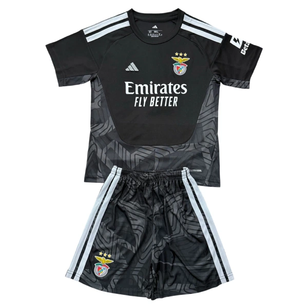SL Benfica Djeca Golmanski Nogometni Dresovi 2026/27 Crna (+ Kratke Hlače)