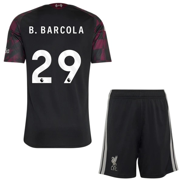 Liverpool B. Barcola 29 Djeca Nogometni Dresovi 2026/27 Treći (+ Kratke Hlače) Liverpool B. Barcola 29 Djeca Nogometni Dresovi 2026/27 Treći (+ Kratke Hlače)